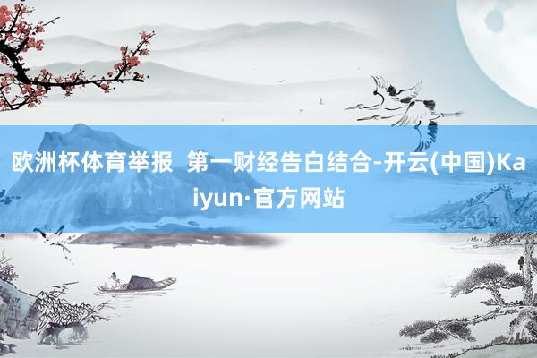 欧洲杯体育举报  第一财经告白结合-开云(中国)Kaiyun·官方网站